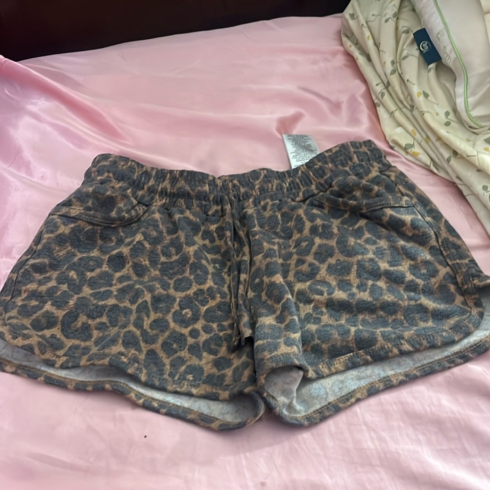 cheetah print shorts